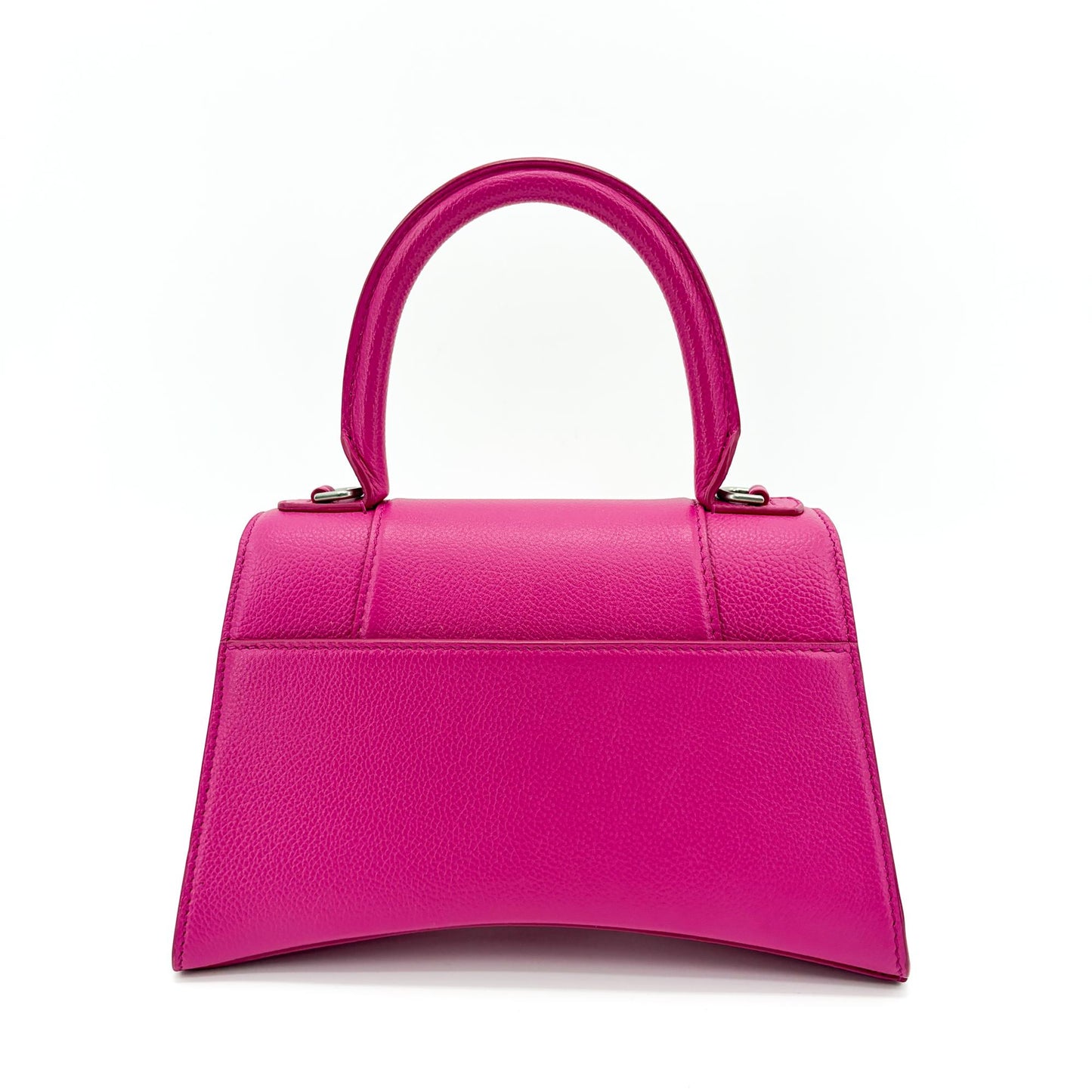Balenciaga Hourglass XS Top Handle Bag Fuchsia
