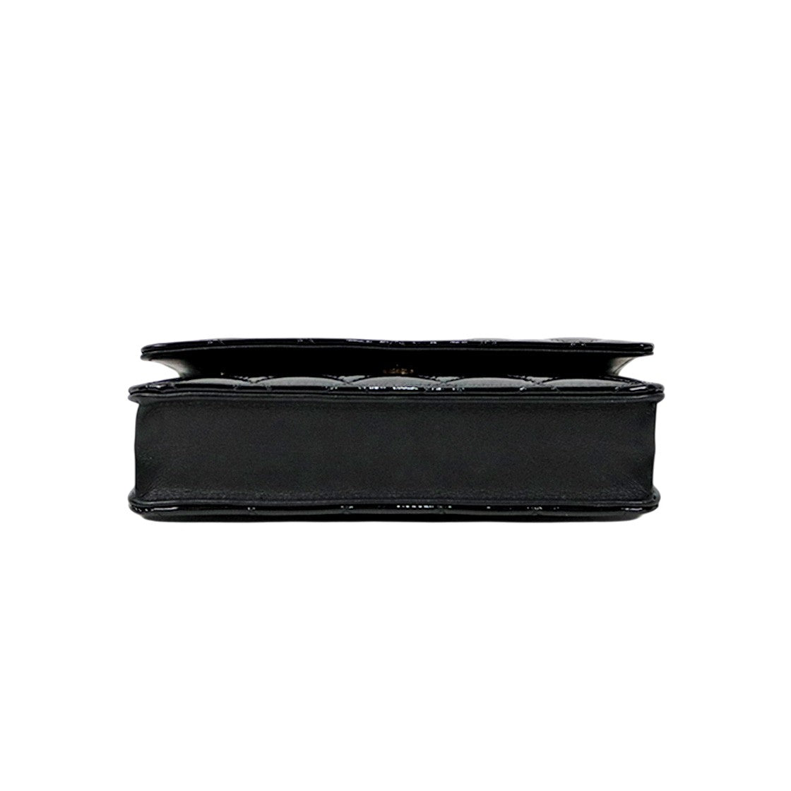 Chanel Black Faux Leather WOC Crossbody Bag