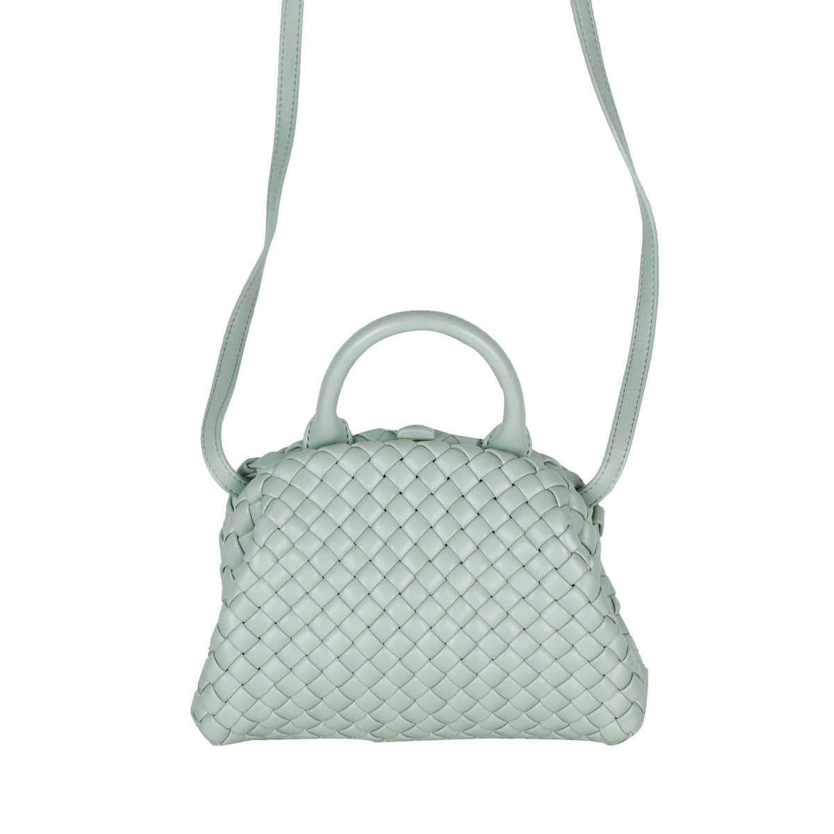 Mini Padded Napa Top Handle Shoulder Bag 709465