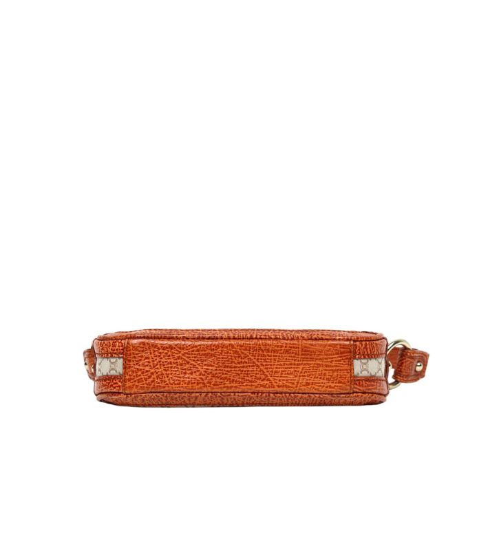 Celine Brown Macadam Shoulder Bag
