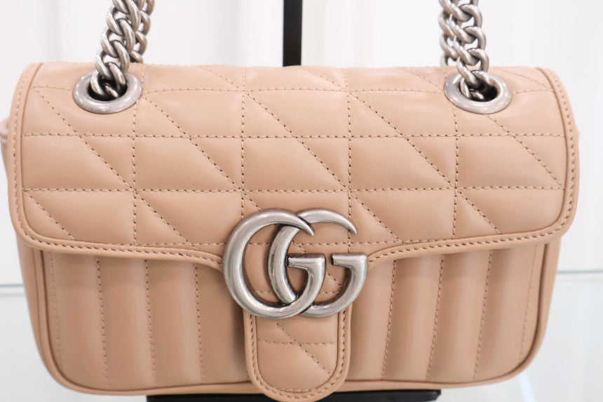 GG Marmont Matelassé Mini Cross Shoulder Bag 446744
