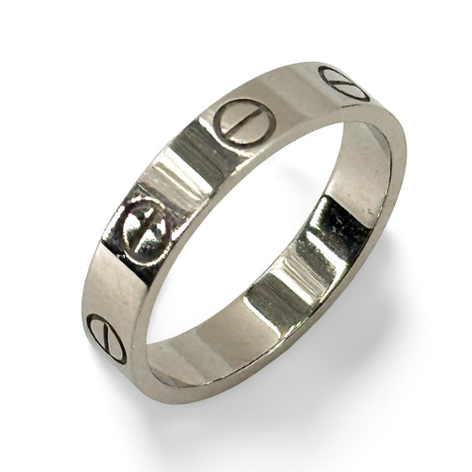 Cartier Love Ring White Gold