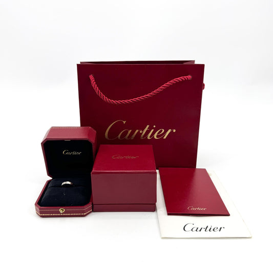 Cartier Love Ring White Gold