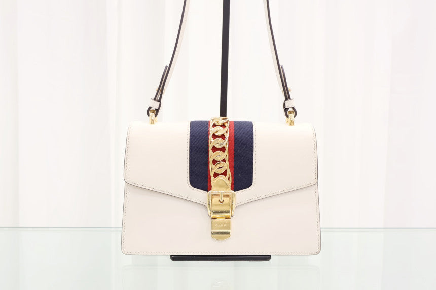 Sylvie Small Tote Shoulder Bag White 421882