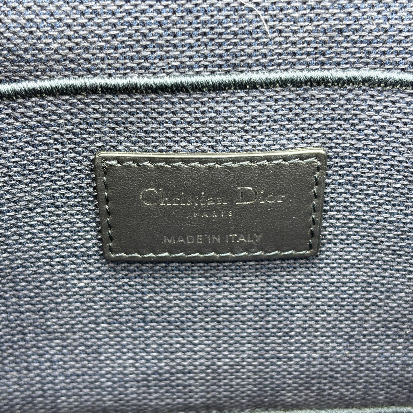 Dior Small Dior Travel Vanity Case Blue Oblique