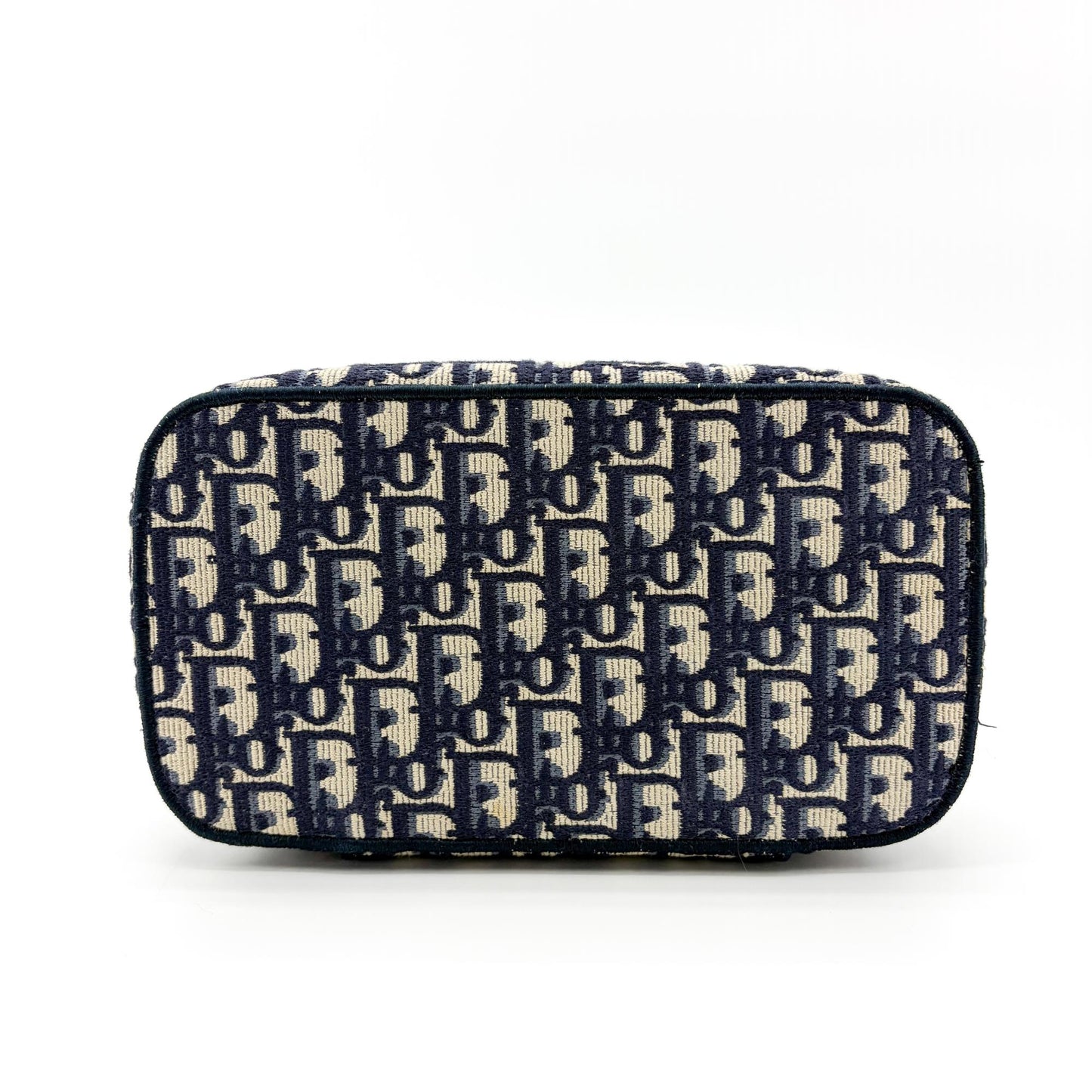Dior Small Dior Travel Vanity Case Blue Oblique