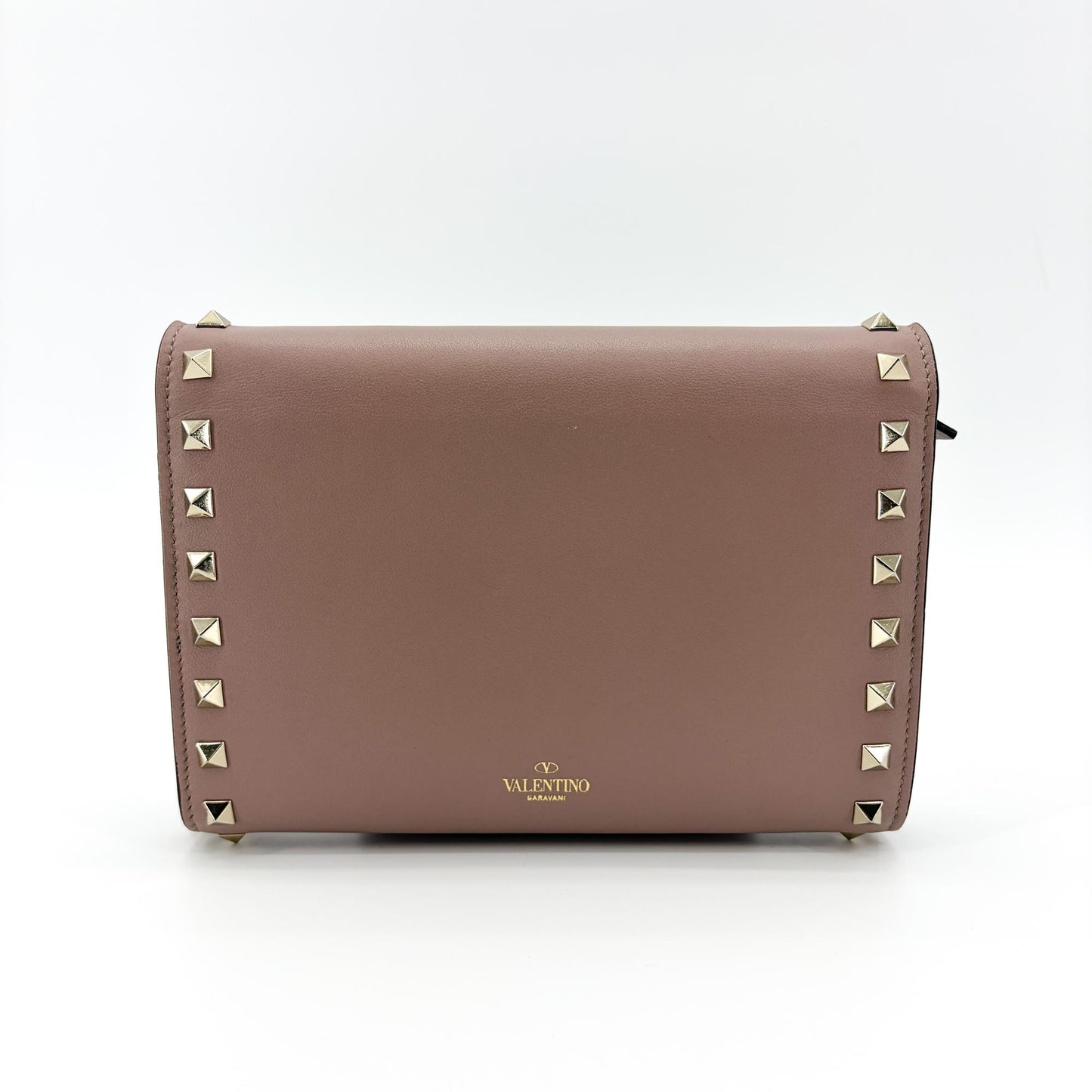 Valentino Garavani Rockstud Small Crossbody Bag Poudre