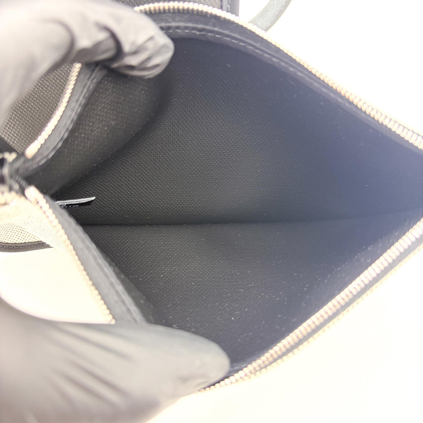 Hermès Herbag Zip 31 Black Ecrou Silver Hardware