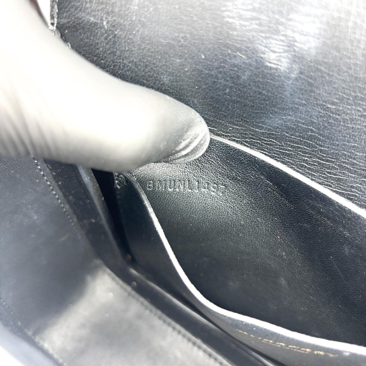 Sac bandoulière Grace en cuir Burberry noir