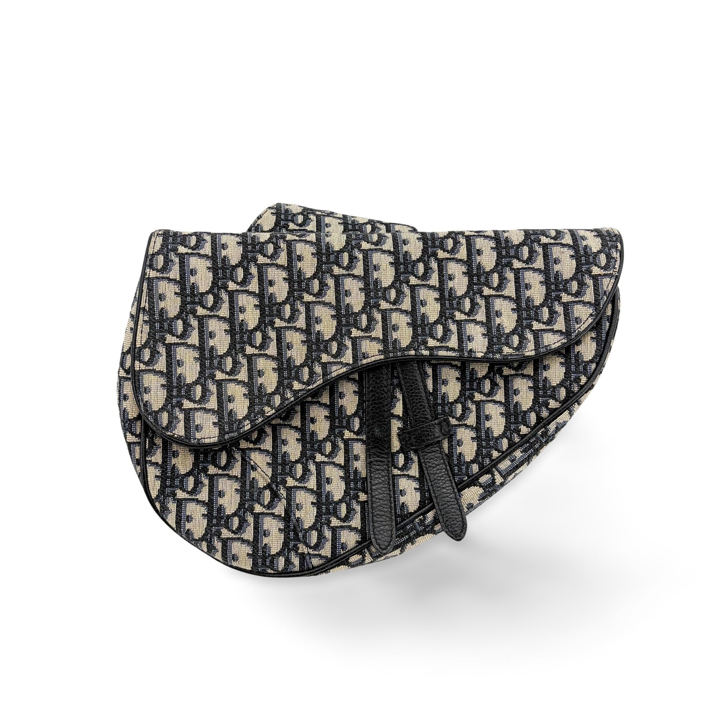Dior Oblique Saddle Bag Medium Blue