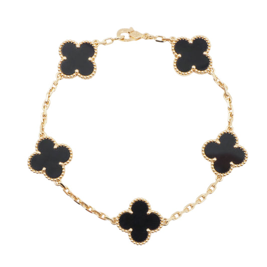 Van Cleef & Arpels VCARA41300 Yellow Gold Alhambra Vintage Bracelet