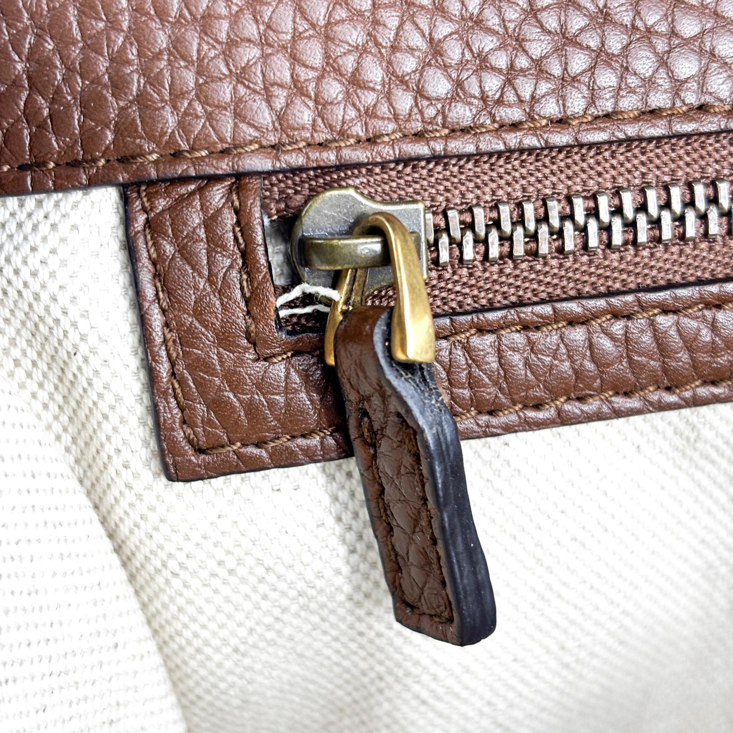 Gucci Double G Small Top Handle Bag Brown