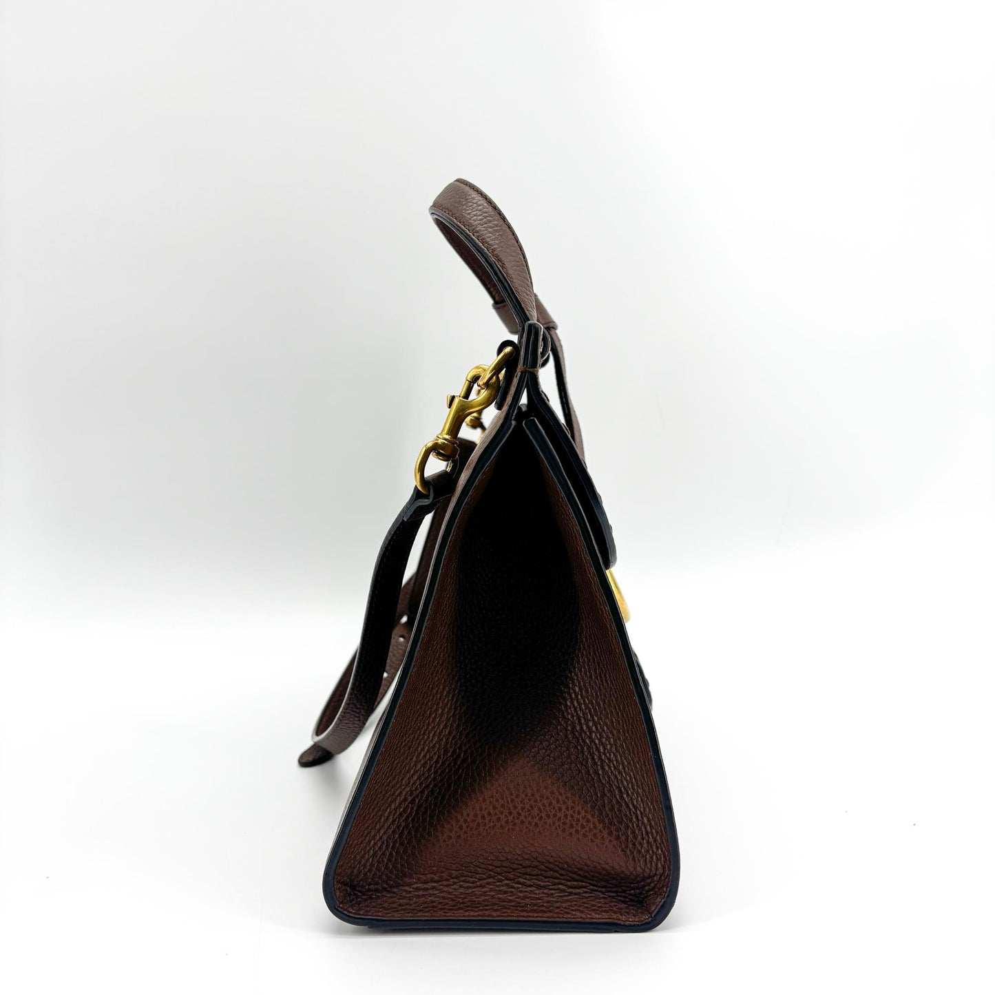 Gucci Double G Small Top Handle Bag Brown