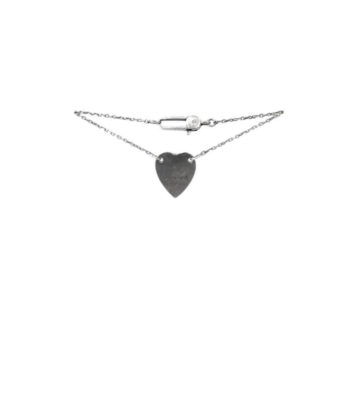 Gucci Trademark Heart Silver Bracelet