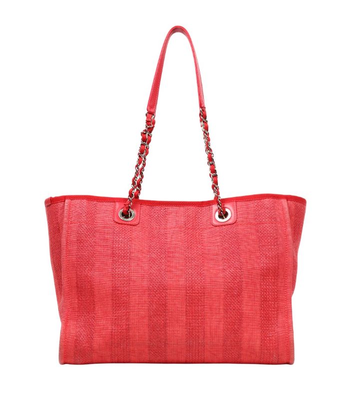 Chanel Red Deauville Bag