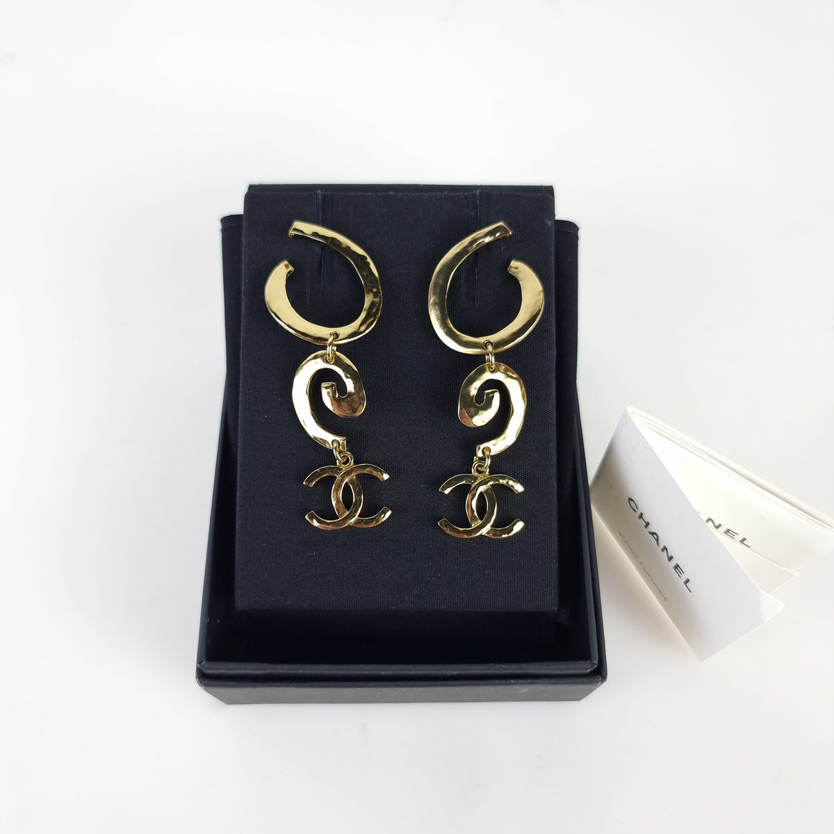 CC Drop Earrings