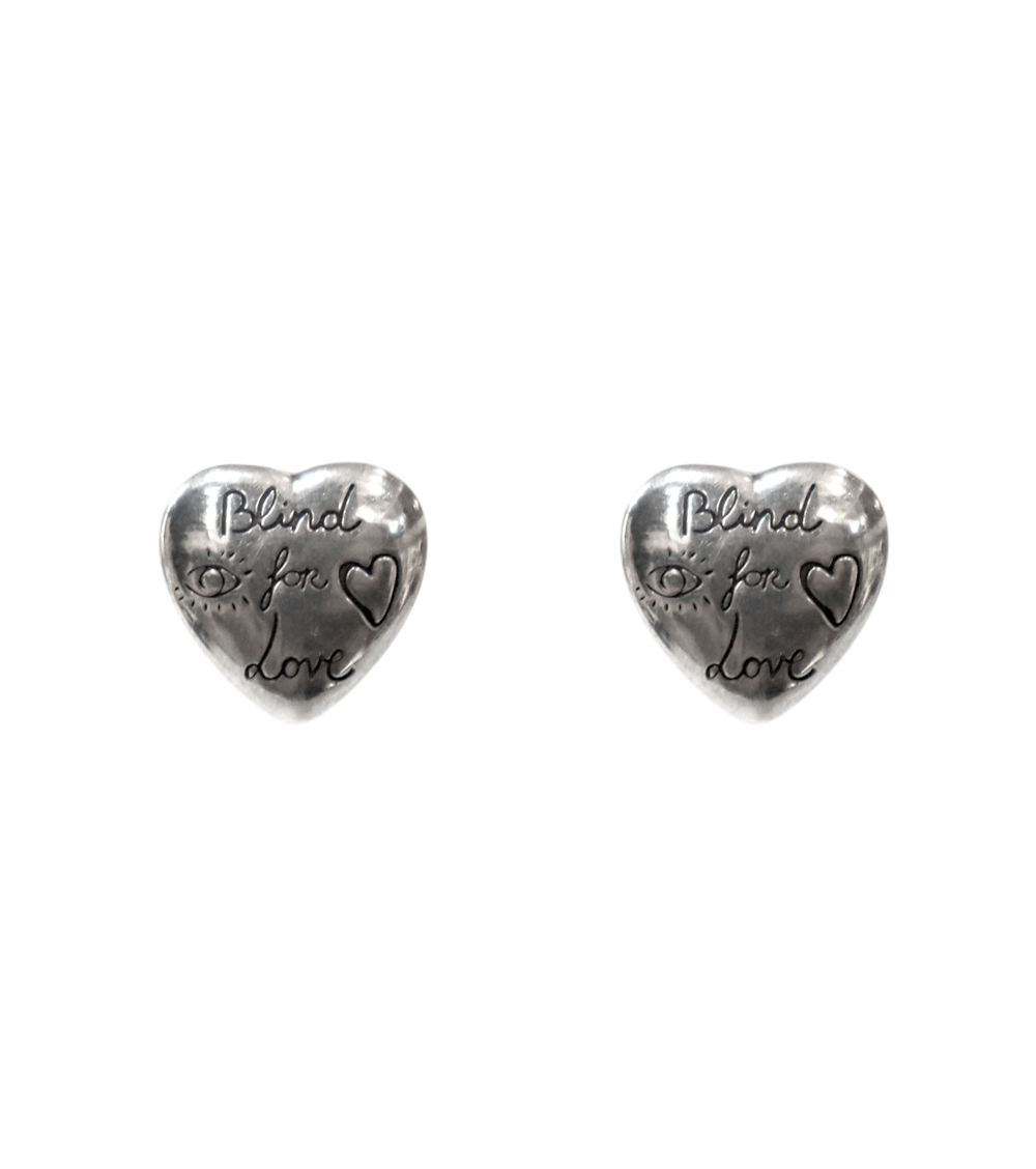 Gucci Blind for Love Silver Earrings