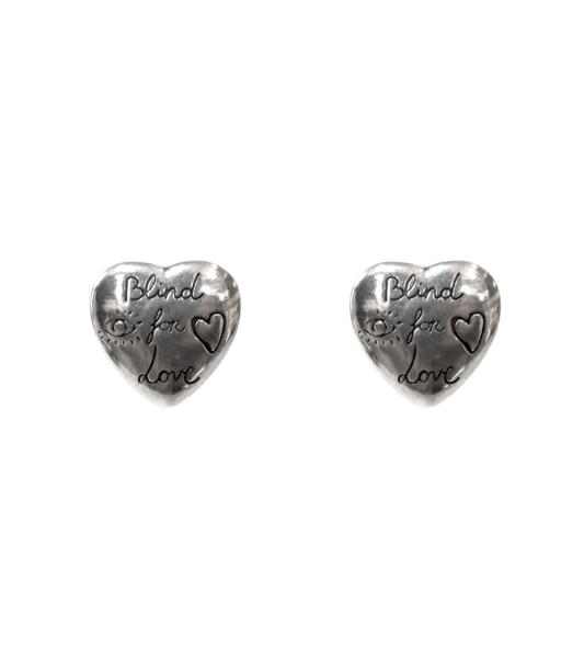 Gucci Blind for Love Silver Earrings