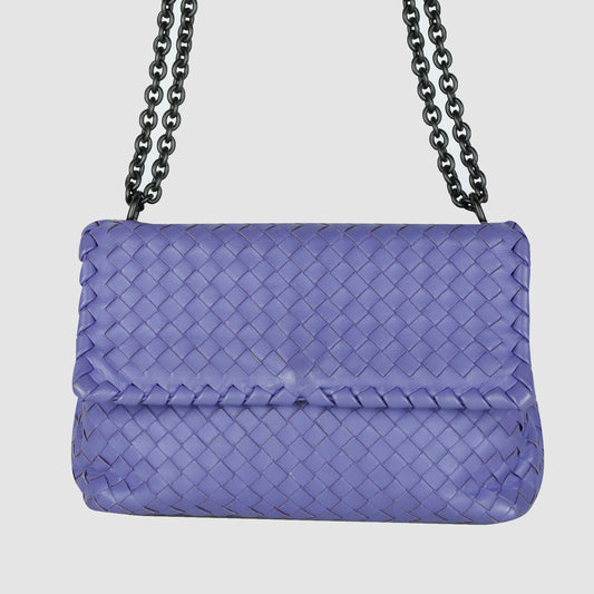 Small Intrecciato Olympia Shoulder Bag 386498