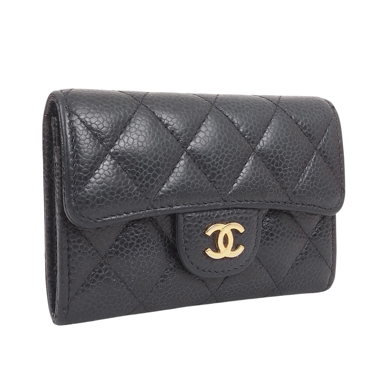 Chanel A80799 Caviar Classic Card Holder