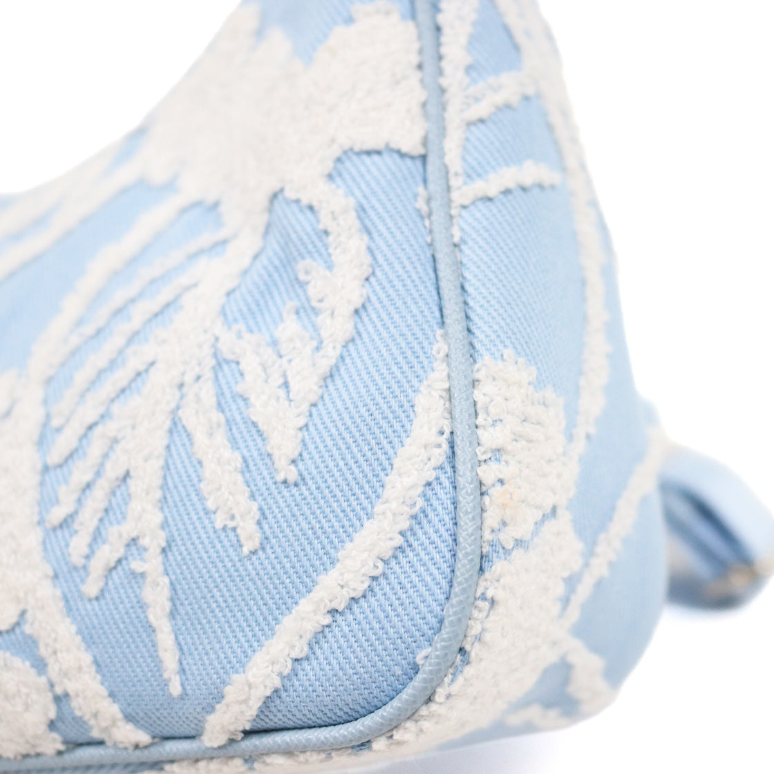 Prada Blue 2005 Re-Edition Multi Hobo Crossbody Bag
