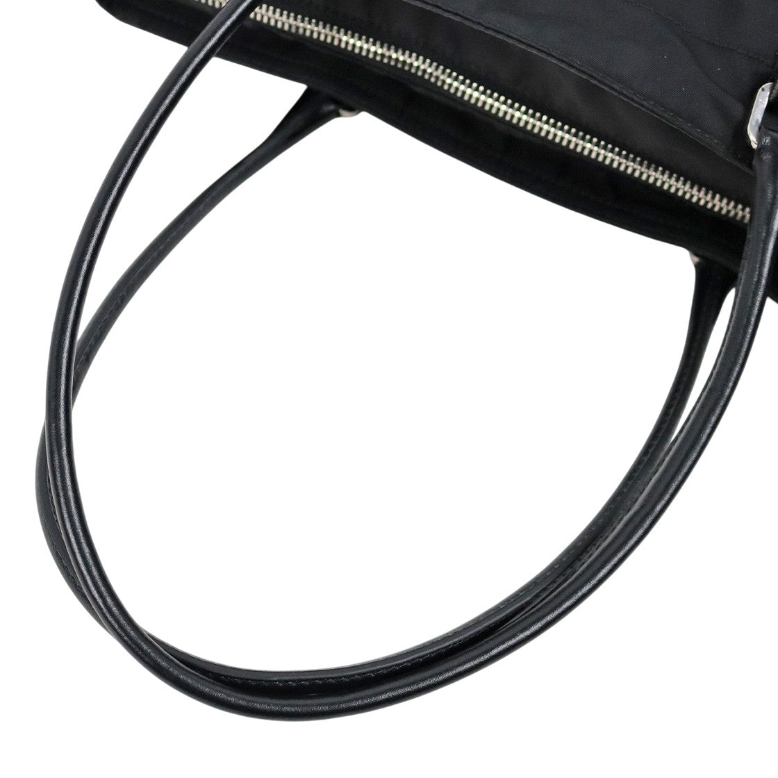 Prada Black Pocono Trimmed Shoulder Bag