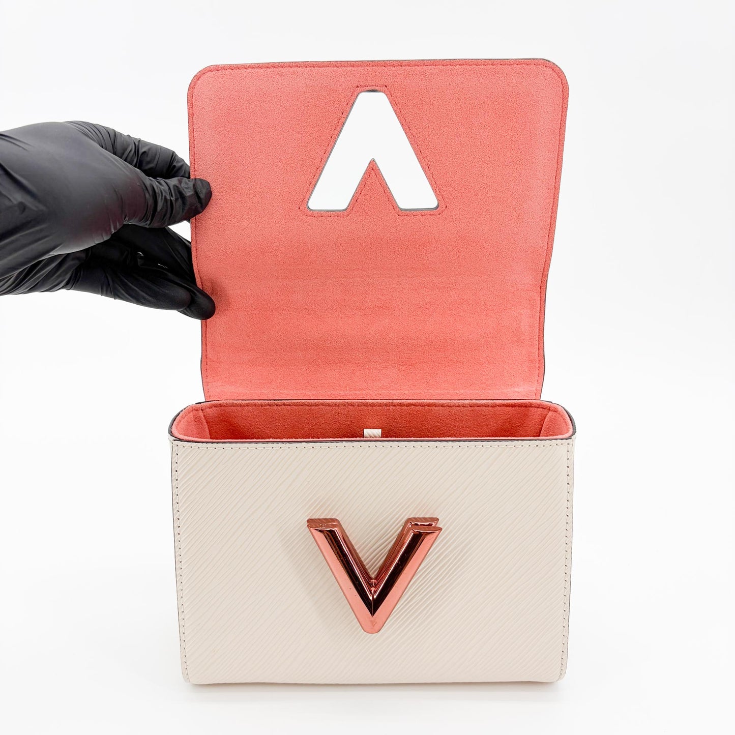 Louis Vuitton Twist MM Epi Ivory Rose Gold