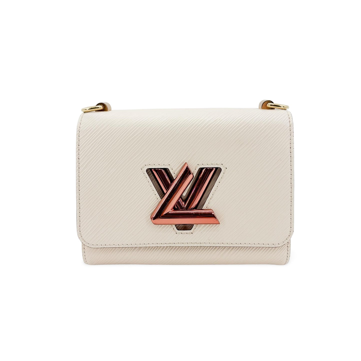 Louis Vuitton Twist MM Epi Ivory Rose Gold