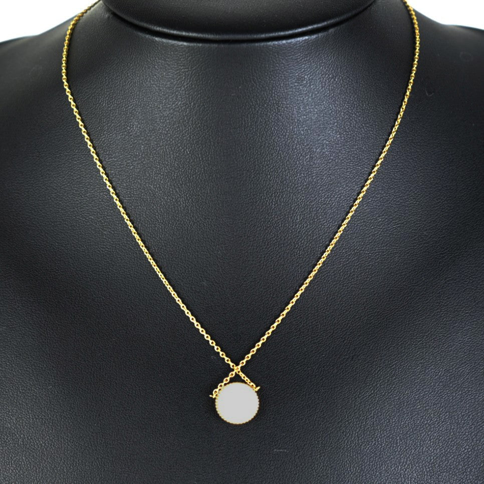 Rose de Vent Mother-of-Pearl Diamond Necklace
