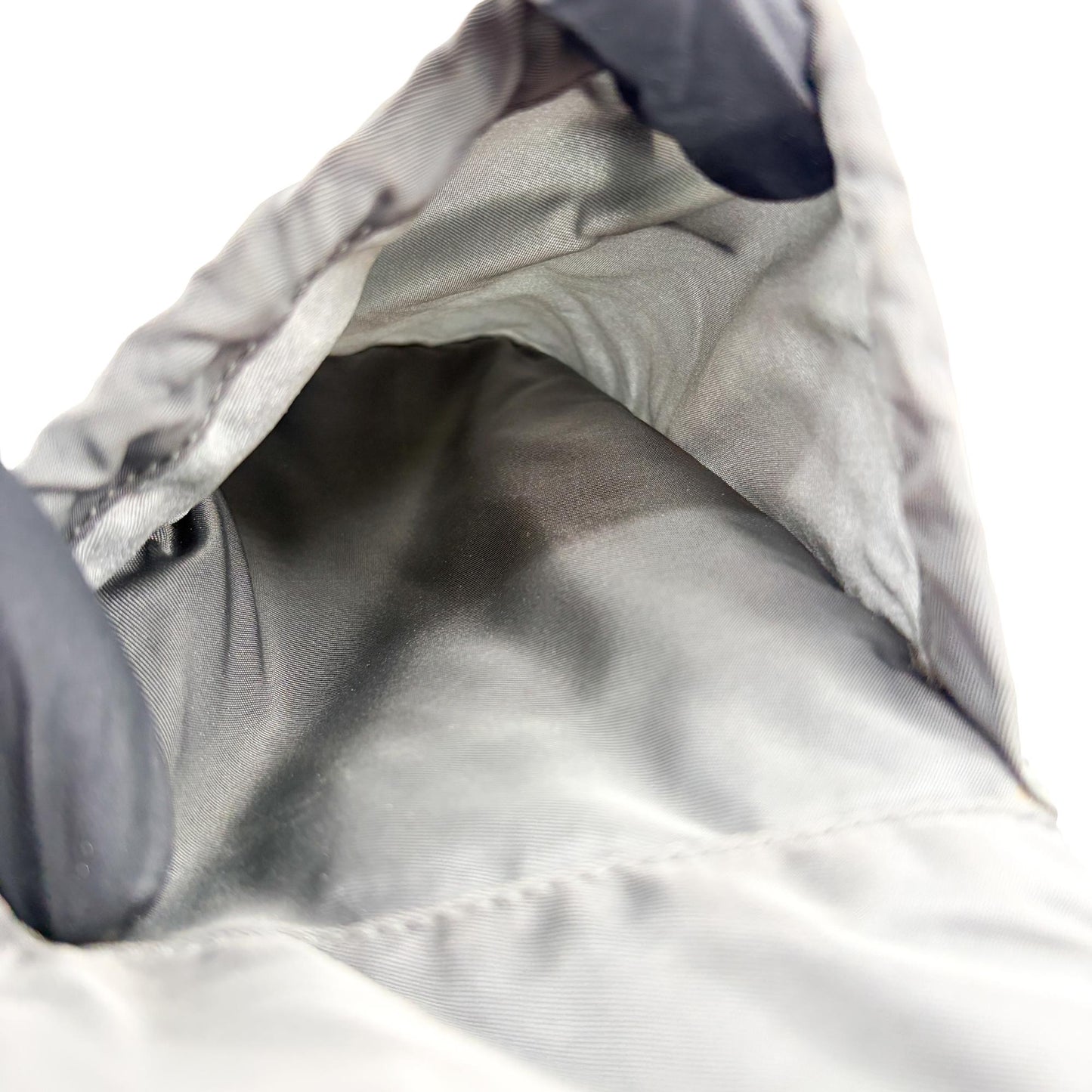 Prada Medium Nylon Backpack Grey