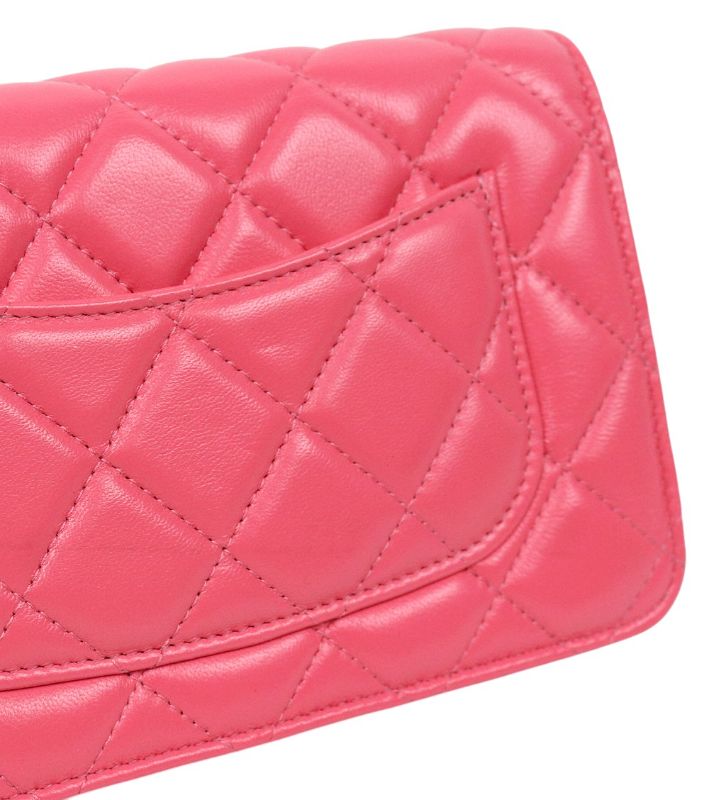 Chanel Pink Heart Turnlock WOC