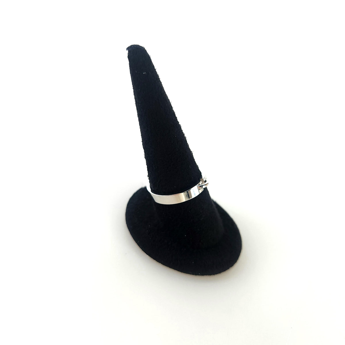 60 Liens Évidence White Gold 4mm Ring
