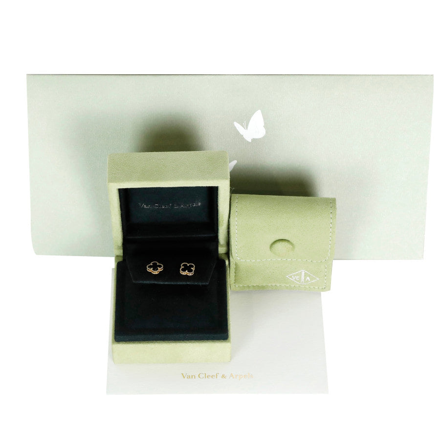 Sweet Alhambra Onyx Earrings