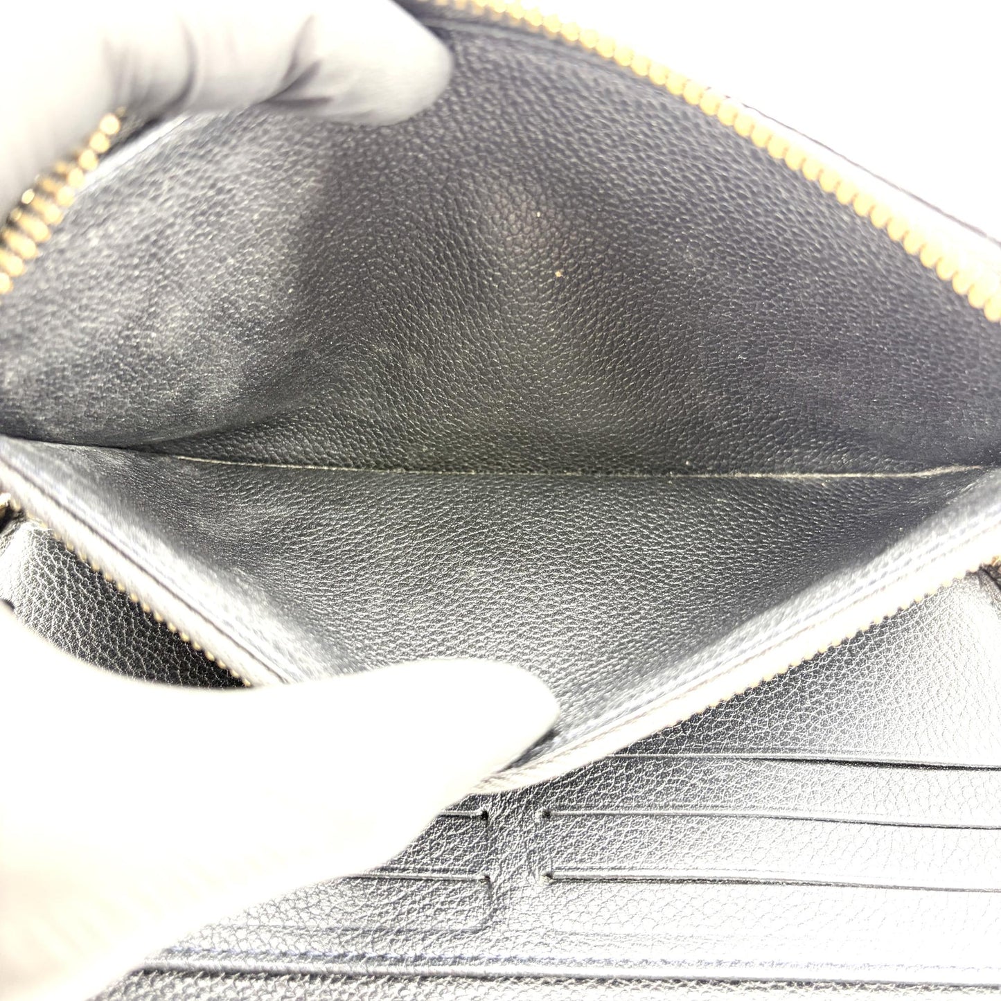 Louis Vuitton Zippy Wallet Monogram Empreinte Noir