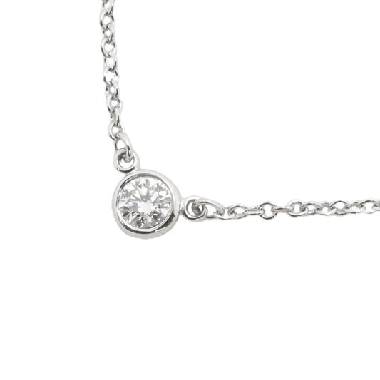 Tiffany & Co. By The Yard Necklace 1PD (Pt950) Platinum Diamond