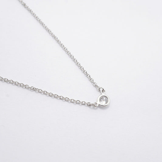 Tiffany & Co. By The Yard Necklace 1PD (Pt950) Platinum Diamond