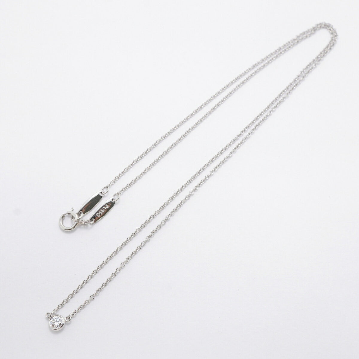 Tiffany & Co. By The Yard Necklace 1PD (Pt950) Platinum Diamond
