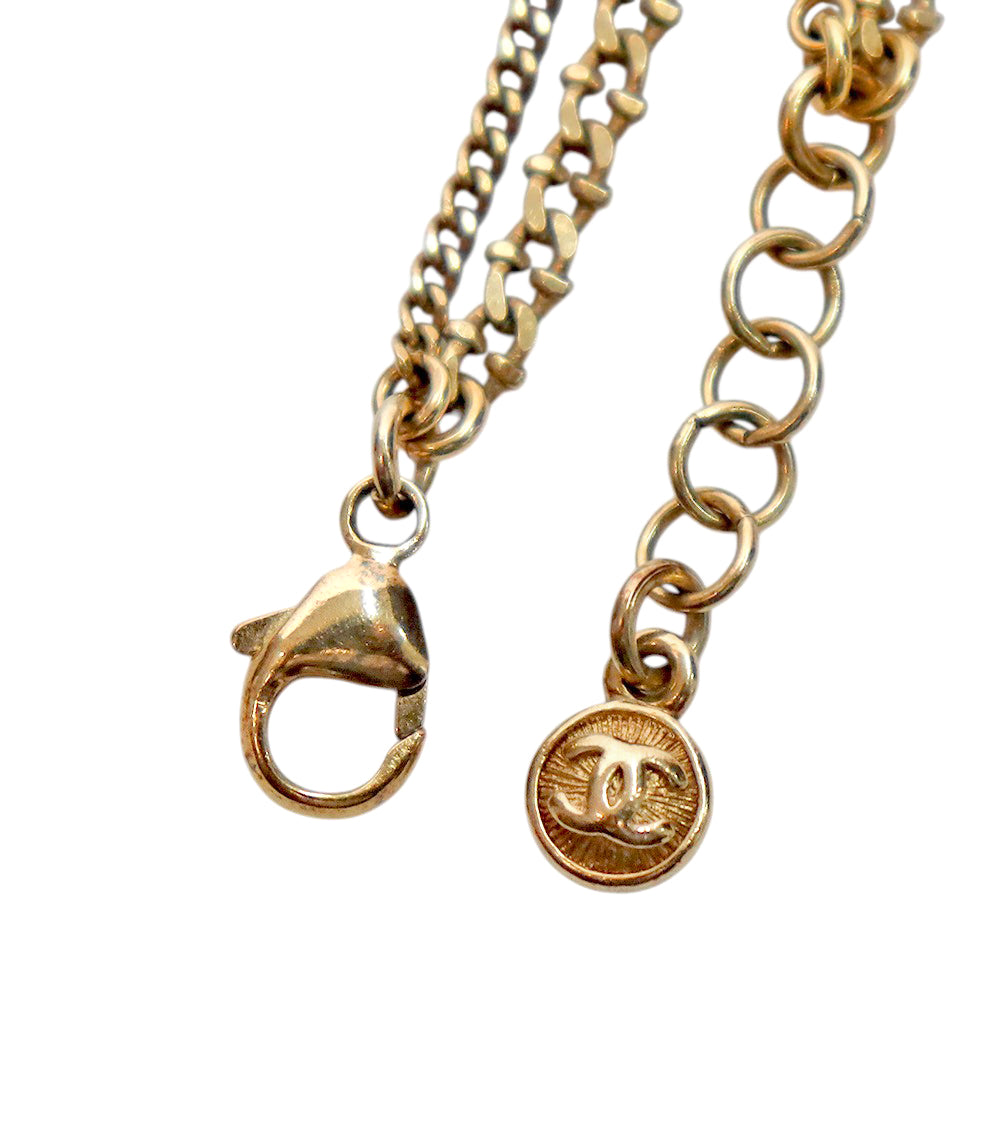 Chanel CC Chain Cubic Zirconia Bracelet