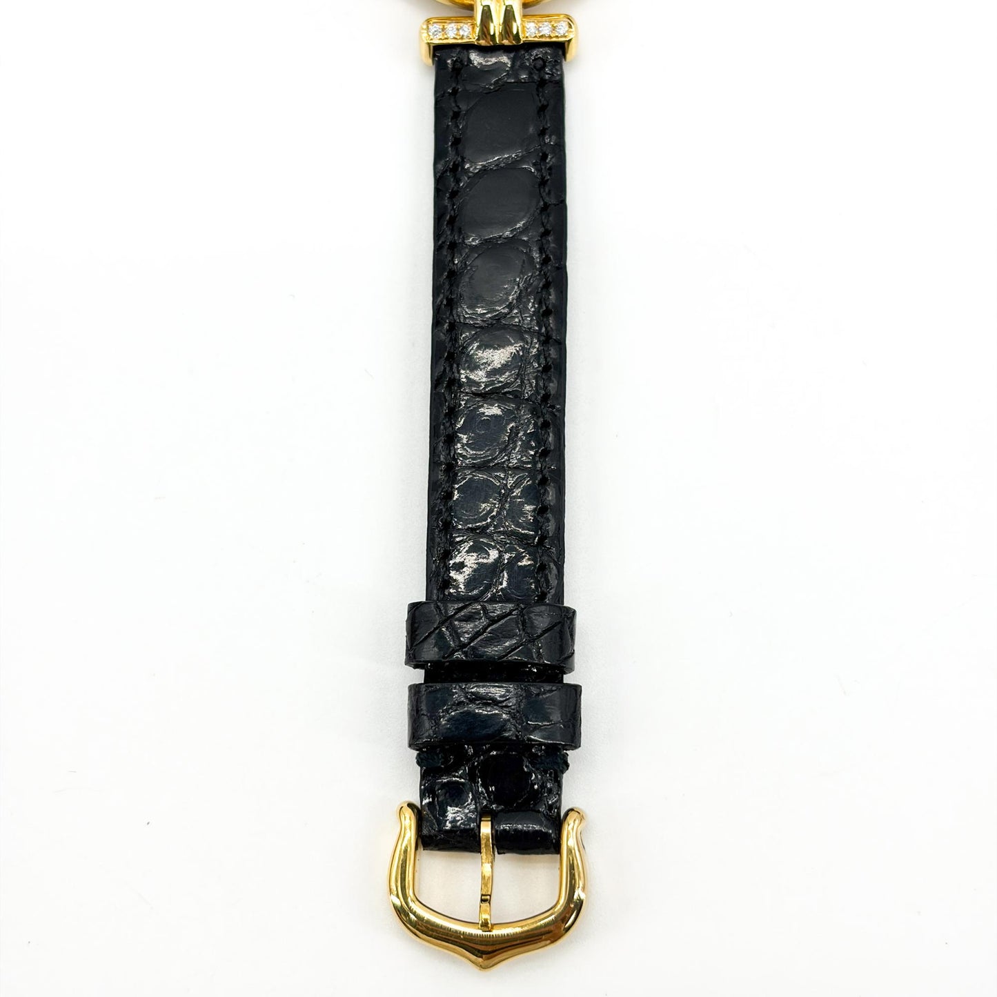 Cartier Must de Cartier Colisee Yellow Gold Diamond Black Dial