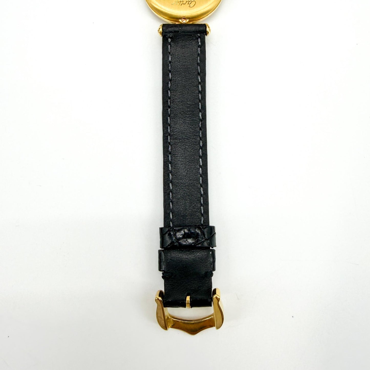 Cartier Must de Cartier Colisee Yellow Gold Diamond Black Dial