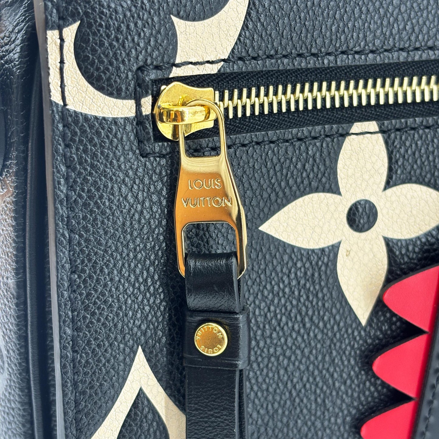 Louis Vuitton Pochette Métis Crafty Monogram Empreinte Black Cream