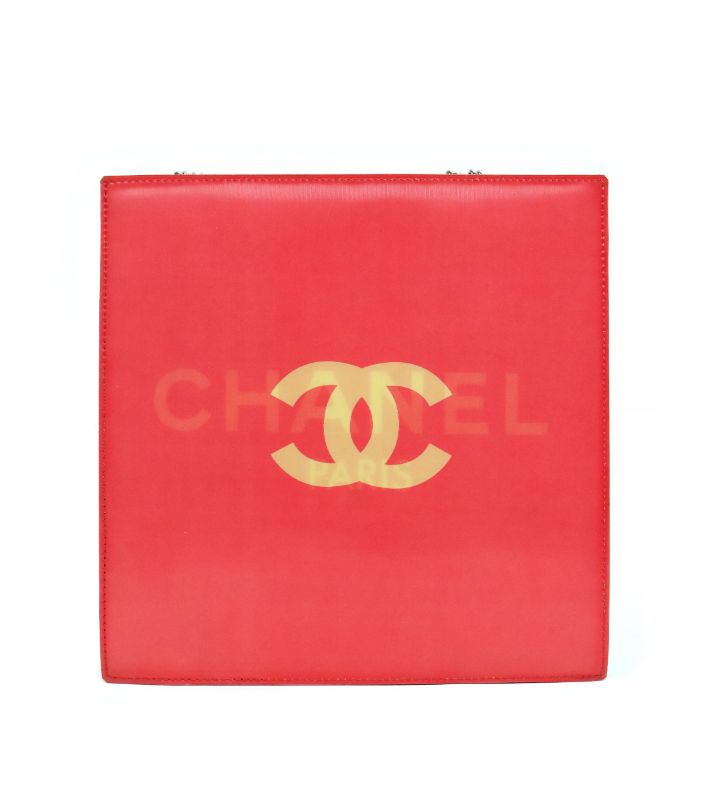 Chanel Pink Big CC PVC Hologram Chain Shoulder Bag