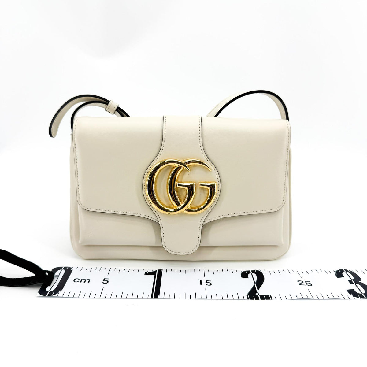 Gucci Ali Small Leather Shoulder Bag White
