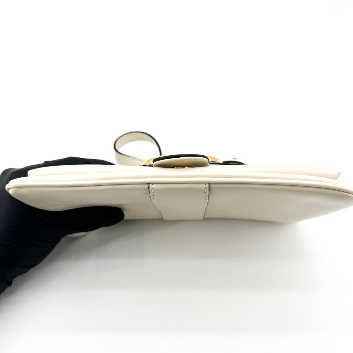 Gucci Ali Small Leather Shoulder Bag White