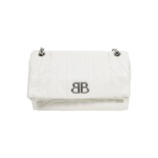 Balenciaga White Medium Monaco