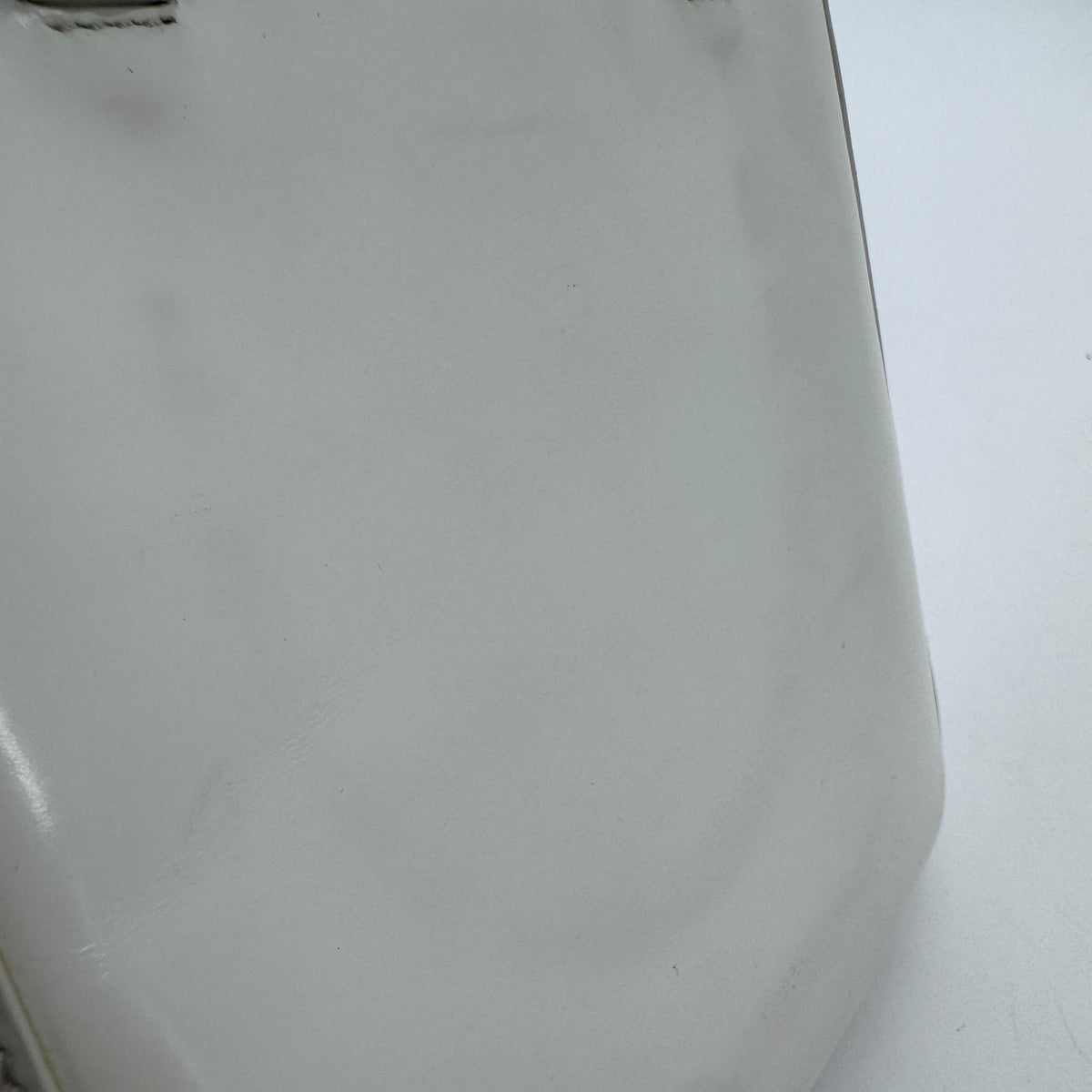 Prada Brushed Leather Mini Tote Bag White