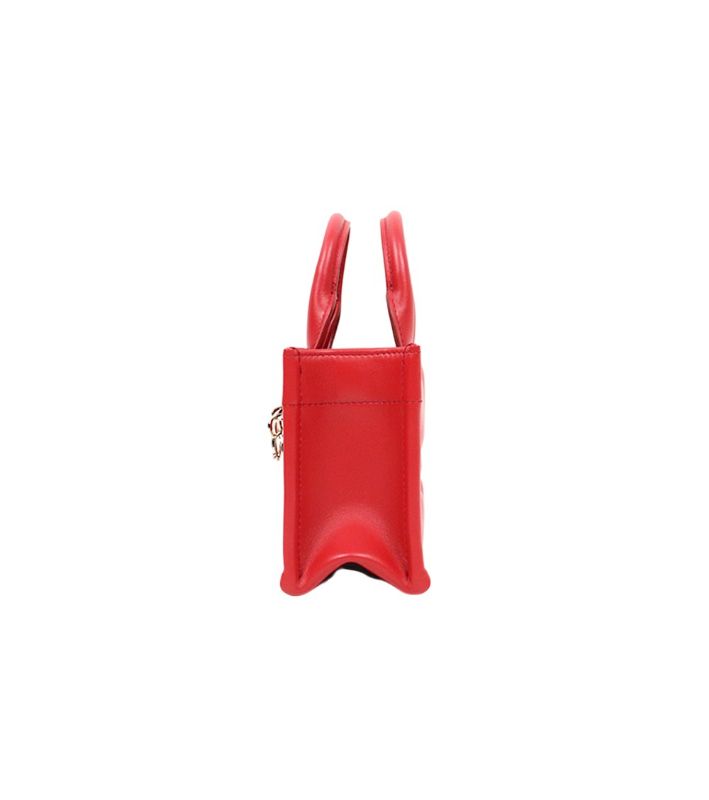 Dior Red Mini Book Tote Bag