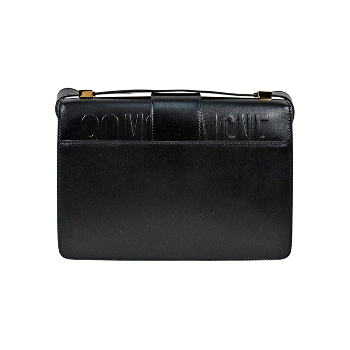 Dior Black 30 Montaigne Box Shoulder Bag