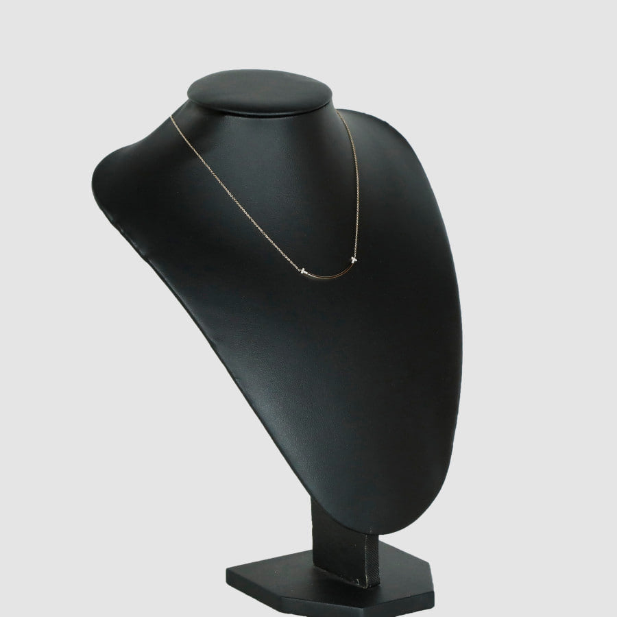 Small & Co T Smile Diamond Pendant Necklace