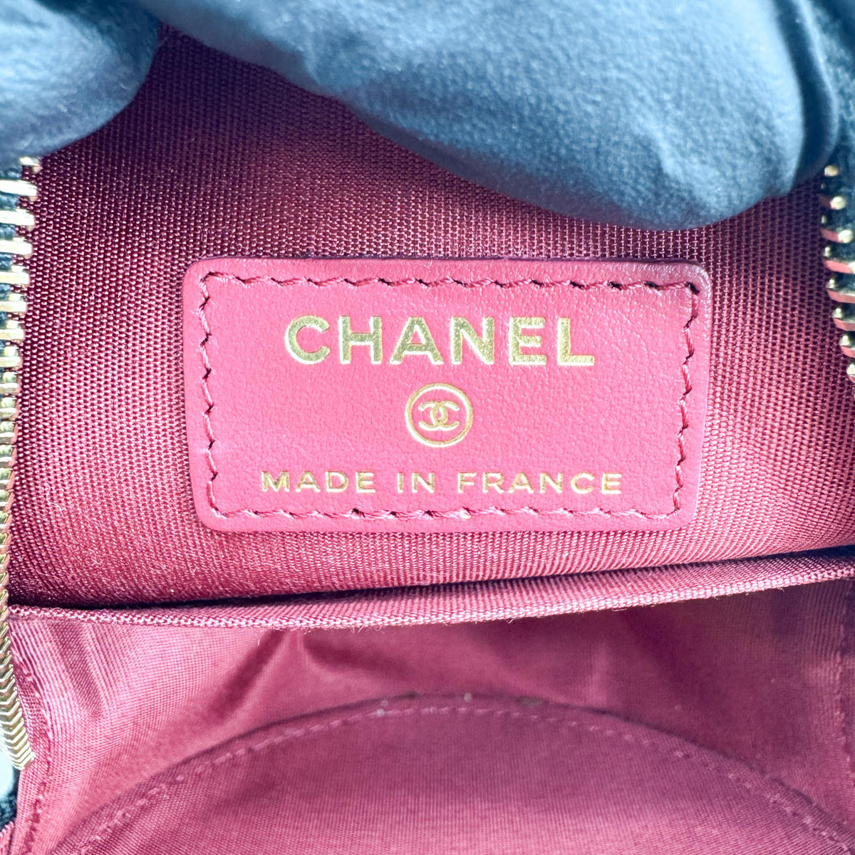 Chanel 19 Round Chain Bag Black Lambskin